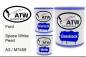Preview: Ford, Space White Pearl, A3 / M7459: 1L Lackdose + 1L Klarlack + 500ml Härter - Set, von ATW Autoteile West.